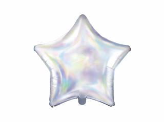 Fóliový balónek - Hvězda holografická (48cm)