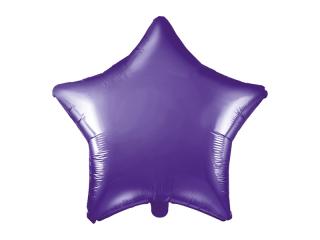 Fóliový balónek - Hvězda tmavě fialová (48cm)
