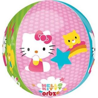 Fóliový balónek koule - Hello Kitty (43x45cm)