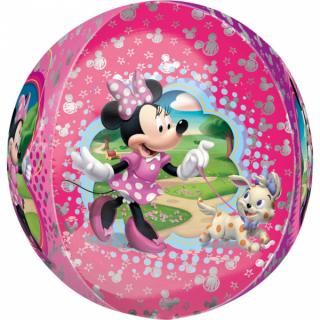 Fóliový balónek koule - Myška Minnie (43x45cm)
