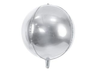 Fóliový balónek - Koule stříbrná (40cm)