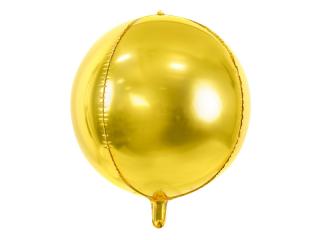 Fóliový balónek - Koule zlatá (40cm)
