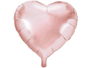 Fóliový balónek - Srdce rose gold (61cm)