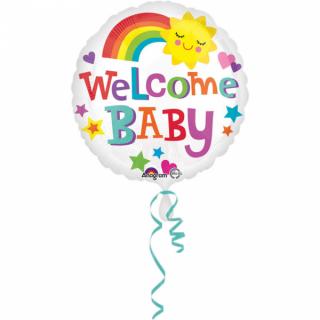 Fóliový balónek - Welcome baby (43cm)