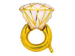 Fóliový balónek - Zásnubní prsten menší