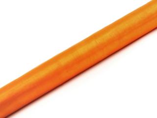 Organza oranžová - šířka 36cm, délka 9m