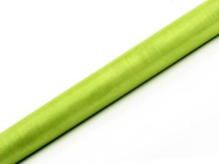 Organza světle zelená - šířka 36cm, délka 9m