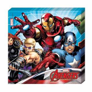 Papírové ubrousky - Avengers modré (20ks)