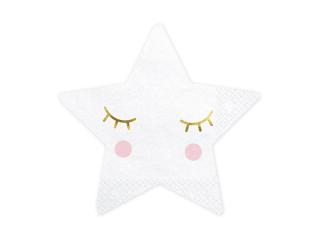 Papírové ubrousky - hvězdička  LITTLE STAR  (20ks)