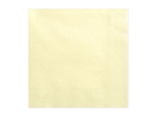Papírové ubrousky - krémové (20ks)