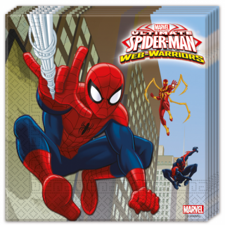 Papírové ubrousky - Spiderman (20ks)