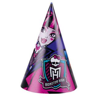 Párty čepičky - Monster High, 6ks