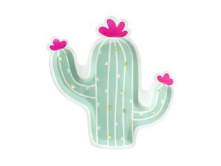 Talířky papírové - kaktus (6ks)