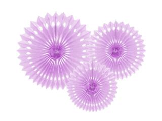 Závěsné rozety - fialové (3ks)