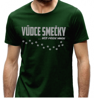 Pánské triko - Vůdce smečky Barva: Zelená, Velikost: S