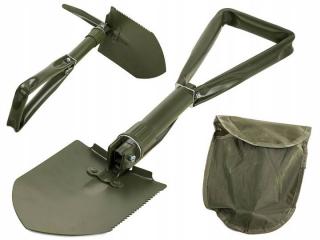 Army lopatka - rýček skládací 59 cm, s motyčkou a nylonovým pouzdrem na opasek zdarma