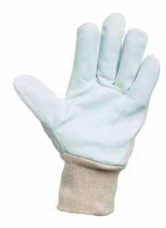 PELICAN PLUS - pracovní rukavice kožené kombinované velikost 9