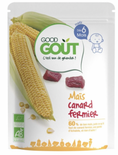 GOOD GOUT BIO KUKUŘICE S KACHNÍM MASEM 190 G