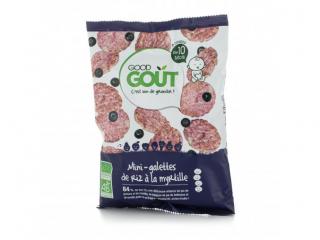 GOOD GOUT BIO MINI RÝŽOVÉ KOLÁČKY S BORŮVKAMI 40 G