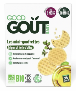 Good Gout BIO Wafle s oreganem a olivovým olejem (24 g)