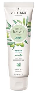 Přírodní tělový krém ATTITUDE Super leaves s detoxikačním účinkem - olivové listy 240 ml