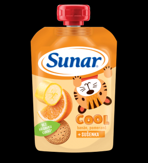 Sunar - Cool kapsička pomeranč, banán a sušenka