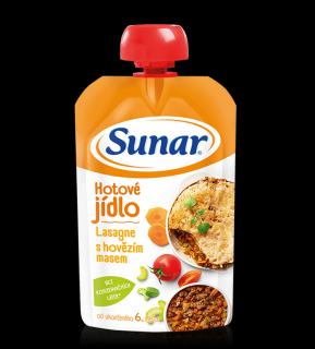 Sunar - Hotové jídlo Lasagne s hovězím masem 120g