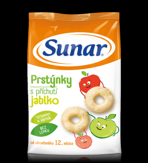 Sunar Jablečné prstýnky 50 g