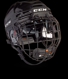 Hokejová helma CCM Tacks 910 Combo SR  Velikost senior Barva: červená, Velikost (Velikost výrobce): 51-55cm (XS)