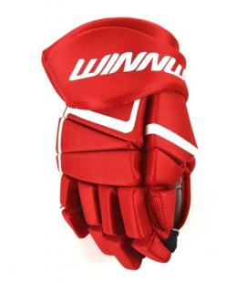 Hokejové rukavice Winnwell AMP 500 JR  velikost junior Barva: červená, Velikost: 11