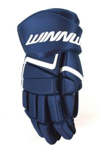 Hokejové rukavice Winnwell AMP 500 SR  velikost senior Barva: tmavě modrá, Velikost: 13