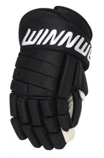 Hokejové rukavice Winnwell Classic 4-Roll Pro JR  velikost junior Barva: Černá, Velikost: 12