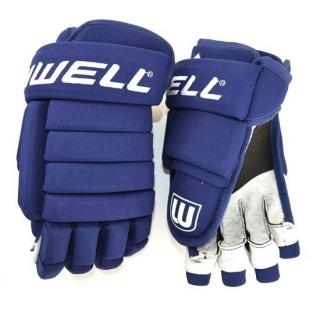 Hokejové rukavice Winnwell Classic 4-Roll SR  velikost senior Barva: bílá-červená, Velikost: 15