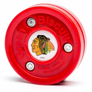 Puk Green Biscuit™ NHL (výběr z více týmů) Tým: Chicago Blackhawks