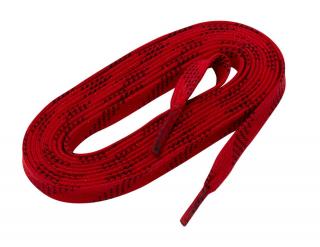 Voskované tkaničky Winnwell Barva: červená, Velikost: 108  (274cm)