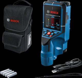 Bosch  D-tect 200 C Professional V balení: 4x Baterie (AA)