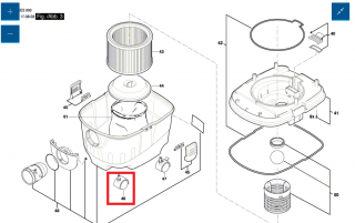 Bosch GAS 15 Professional -  přední kolečka