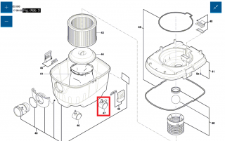 Bosch GAS 15 Professional - zadní kolečka