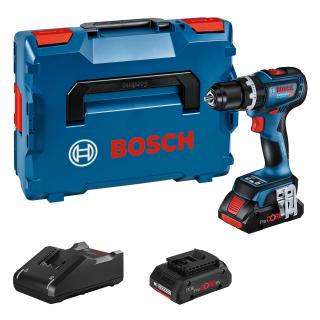 Bosch GSB 18V-90 C Professional, 2× ProCORE 18V 4.0 Ah, L-Boxx 136