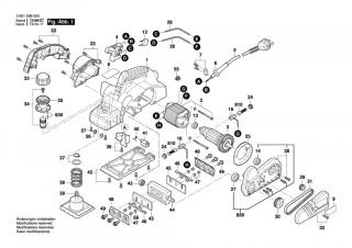 Bosch ozubený řemen pro hoblíky Bosch GHO 6500