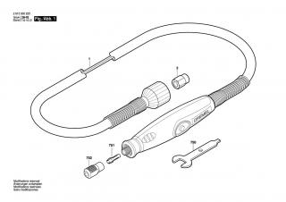 DREMEL Ohebný hřídel pro DREMEL 225