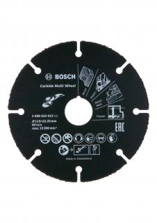 Řezný kotouč Bosch Carbide Multi Wheel, 115 mm