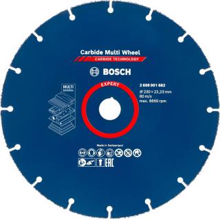 Řezný kotouč EXPERT Carbide Multi Wheel pro velké úhlové brusky 230 mm