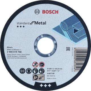 Rovný řezací kotouč Standard for Metal 125 x 1 mm