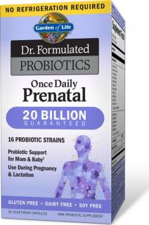 Dr. Formulated Prenatal probiotika - 30 kapslí (Klinicky studovaná probiotika pro podporu normálního imunitního systému maminky a jejího dítěte. Užívání během těhotenství a kojení.)