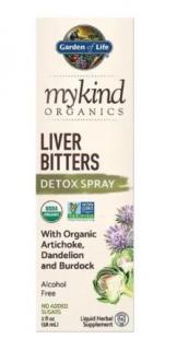 Mykind Organics Liver Bitters Detox Spray 58 ml  (Detoxikace Jater - ve spreji)