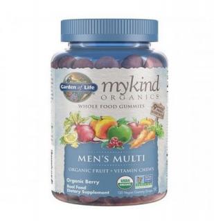 MyKind Organics - žvýkací multivitamín pro muže z organického ovoce