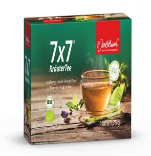 P. Jentschura 7x7 KräuterTee - BIO čaj porcovaný 100 sáčků