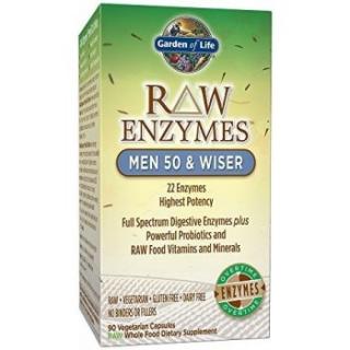 RAW Enzymy Men 50  Wiser - pro muže po padesátce 90 kapslí