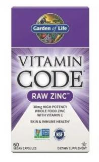 RAW Vitamin Code - Zinek - 60 kapslí